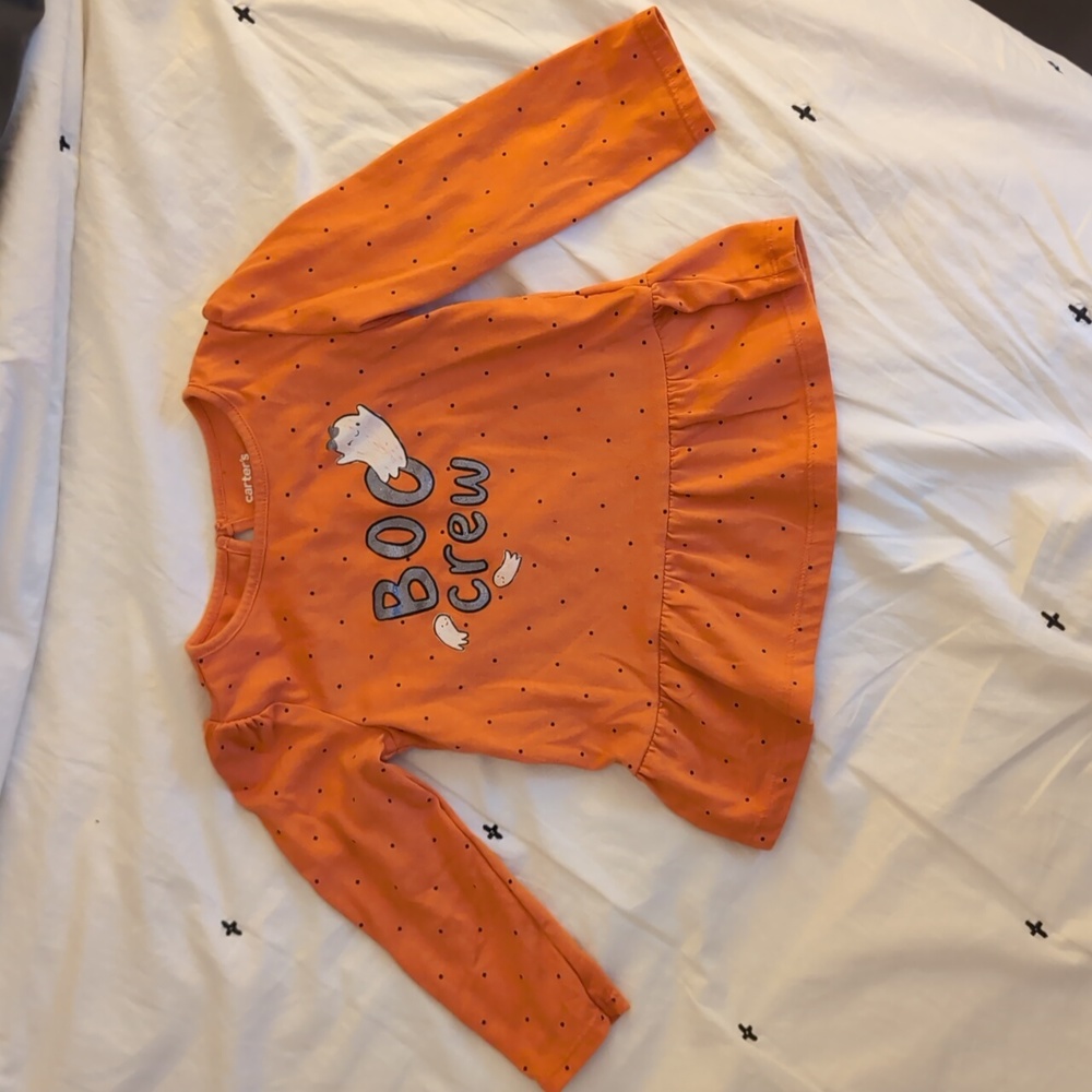 Girls 2T Boo Crew Long Sleeved Shirt